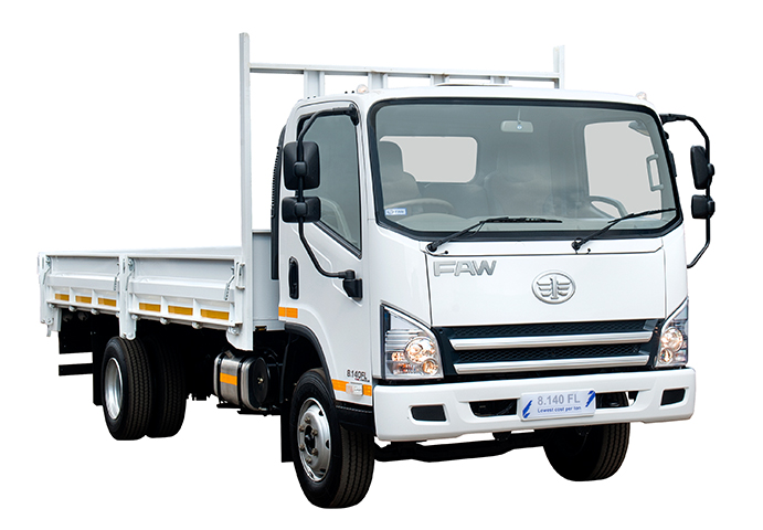 FAW freight carrier truck with attachment